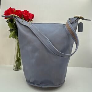 Vintage Coach XL Duffle Sac 9085 Periwinkle USA 1997
